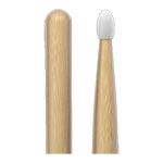ProMark Classic Forward 5A Hickory Drumstick, Oval Nylon Tip