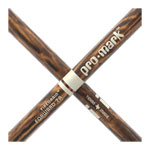 ProMark Classic Forward 7A FireGrain Hickory Drumstick, Oval Wood Tip