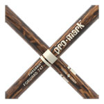 ProMark Classic Forward 747 FireGrain Hickory Drumstick, Oval Wood Tip