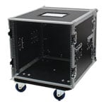 Elumen8 10U Rack Flight Case with Wheels