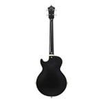 Ibanez AGB200-BKF Semi Hollowbody Bass Guitar - Black Flat