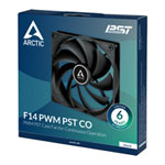 Arctic F14 PWM PST CO 4-Pin Cooling Fan Black