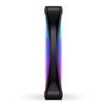NZXT F140 RGB Duo 140mm PWM Single Fan Black