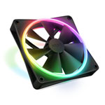 NZXT F140 RGB Duo 140mm PWM Fan 2 Pack with Controller Black