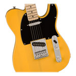 Squier Sonic Telecaster, Maple Fingerboard, Black Pickguard, Butterscotch Blonde