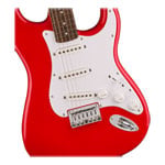 Squier Sonic Stratocaster HT, Laurel Fingerboard, White Pickguard, Torino Red