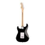 Squier Sonic Stratocaster, Maple Fingerboard, White Pickguard, Black