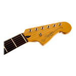 Squier J Mascis Jazzmaster, Laurel Fingerboard, Gold Anodized Pickguard, Vintage White