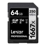 Lexar Professional 1667x SDXC Silver Series V60 64GB