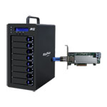 HighPoint RocketStor 6438TS 8 Bay 6Gb/s SAS/SATA Hardware RAID Tower Enclosure