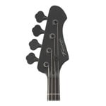 Fairclough OBP Satin Black, Black Pick Guard 4 String Bass Guitar