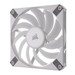 Corsair AF120 SLIM RGB White Single Small Form Factor 120mm PWM Fan