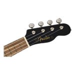 Fender Venice Soprano Uke, Walnut Fingerboard, Black