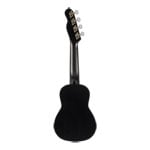 Fender Venice Soprano Uke, Walnut Fingerboard, Black