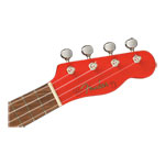 Fender FSR Venice Soprano Ukulele, Walnut Fingerboard, Fiesta Red