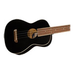 Fender Avalon Tenor Ukulele, Walnut Fingerboard, Black