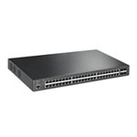 tp-link JetStream 48-Port Gigabit L2+ PoE+ Managed Rackmount Switch with 4x SFP Slots