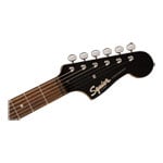 Squier - Paranormal Strat-O-Sonic, Laurel Fingerboard, Black Pickguard, Crimson Red Transparent
