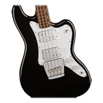 Squier - Paranormal Rascal Bass HH, Laurel Fingerboard, White Pearloid Pickguard, Metallic Black