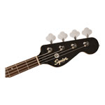 Squier - Paranormal Rascal Bass HH, Laurel Fingerboard, White Pearloid Pickguard, Metallic Black