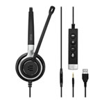 Epos Impact SC 665 USB Wired Binaural Headset 3.5mm Connector Black/Grey
