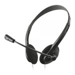 Xclio 3 in 1 Office/Home Keyboard, Mouse USB & Headset + Mic Black