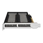 ICY DOCK 2 Bay M.2 NVMe SSD to PCIe 4.0 x8 Mobile Rack Enclosure