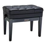 Roland RPB-500BK Piano Bench with Storage Compartment