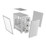 CORSAIR 3000D Airflow RGB White Tempered Glass Mid-Tower ATX Case