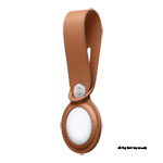 Apple AirTag Leather Loop - Saddle Brown