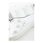 Fairclough S-Style Electric Guitar - White SSS