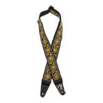 Fender Pasadena Woven Strap, Yellow Lotus, 2"