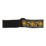 Fender Pasadena Woven Strap, Yellow Lotus, 2"