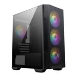MSI MAG FORGE M100R ARGB Micro-ATX Open Box PC Gaming Case