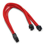 Xclio Red 4+4 Pin Braided EPS Cable