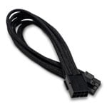 Xclio Black 6+2 Pin Braided PCIe Cable