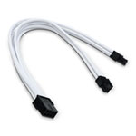 Xclio White 4+4 Pin Braided EPS Cable