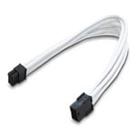 Xclio White 8 Pin Braided EPS Cable