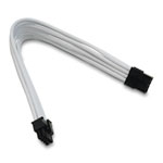 Xclio White 6+2 Pin Braided PCIe Cable