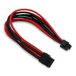 Xclio Black and Red 4+4 Pin Braided EPS Cable