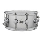 DW 14" x 6.5" Thin Aluminum Collector's Series Snare Drum