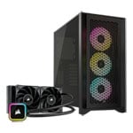 Corsair 4000D RGB Airflow Chassis + Corsair H100i RGB ELITE AIO Bundle