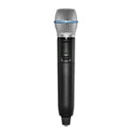 Shure GLXD2+/B87A-Z4 Digital Wireless Dual Band Handheld Transmitter with BETA®87A Vocal Microphone