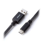 CableMod Pro 150cm Carbon Coiled Keyboard Cable