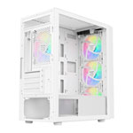 CiT Luna White Tempered Glass MicroATX Case