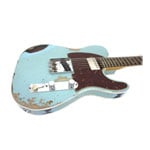 Fender 2023 Limited Edition Reverse 1960 Tele Custom Shop Heavy Relic, Aged Daphne Blue 3-Colour