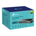 tp-link 6-Port Gigabit Desktop Switch with 4-Port PoE