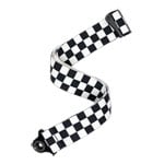 D'Addario Auto Lock Guitar Strap, Skater Checkerboard