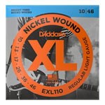D'Addario EXL110 Nickel Wound Electric Guitar Strings, Regular Light, 10-46