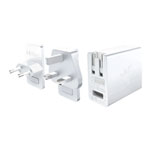 Razer 130W 4 Port GaN USB Type-C/A Charger UK/EU/USA - White